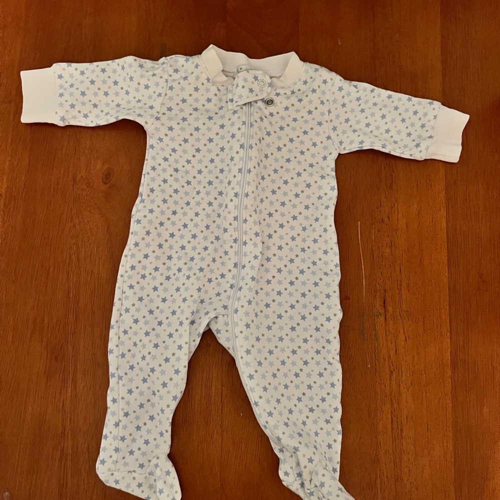Starry Blue NB Footie/One Piece